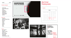 Desktop Screenshot of berlinerfestspiele.de